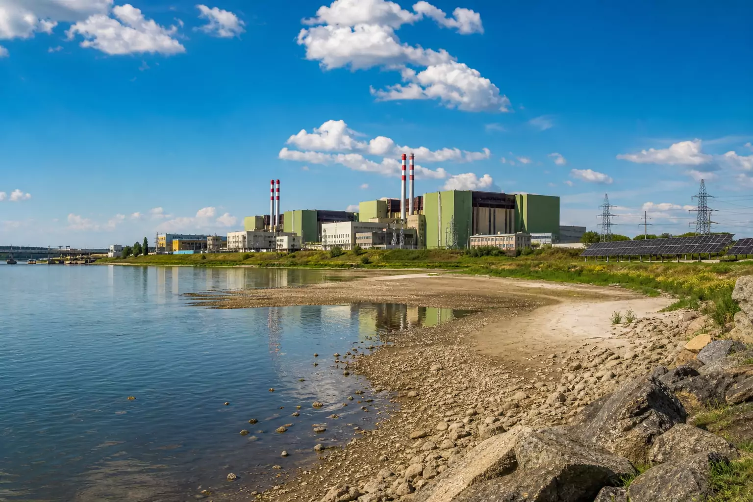 A hőség és az apadó Duna új energiatermelési megoldásokat sürget