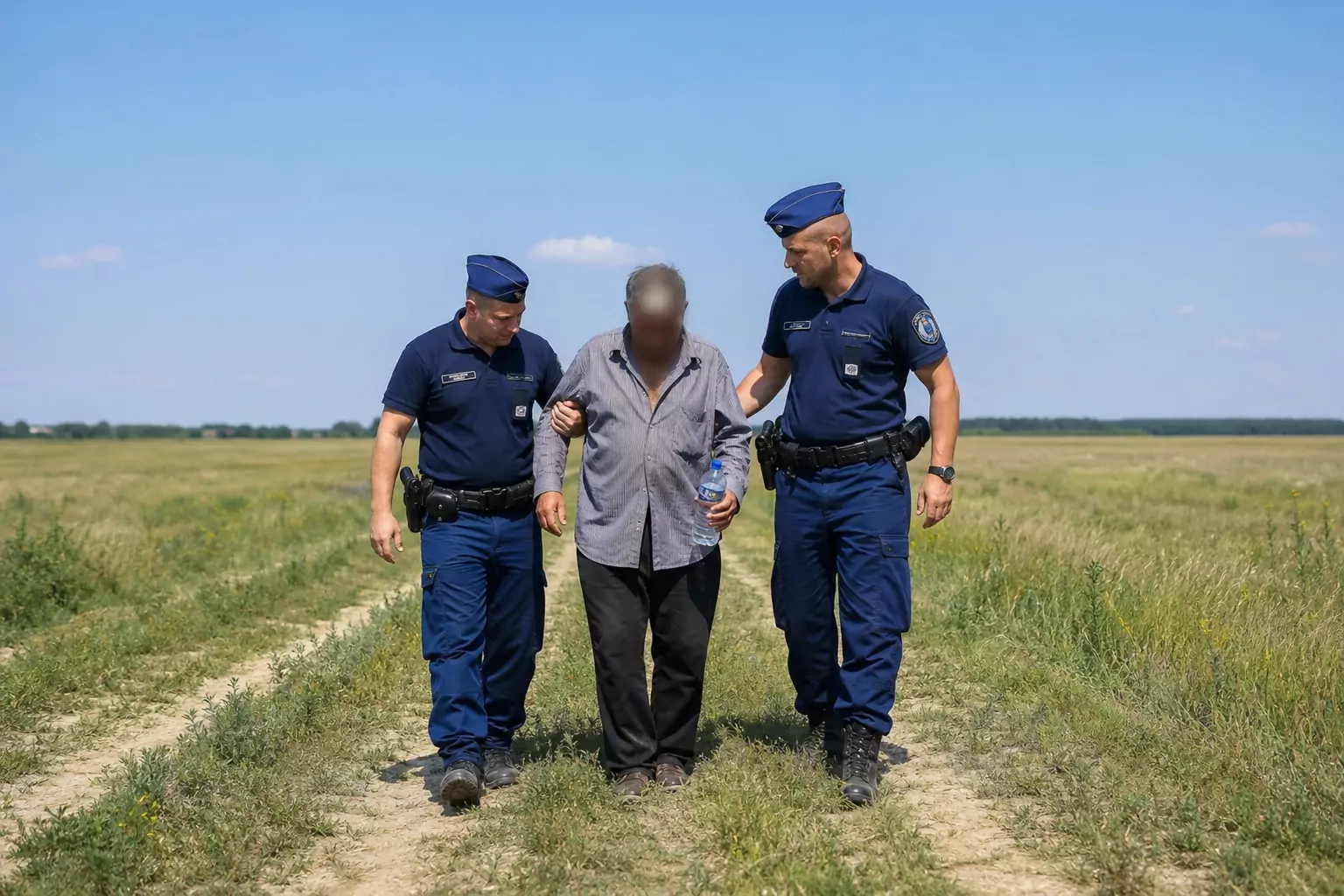 Órákig bolyongott a tűző napon, egy mezőn találtak rá a férfira