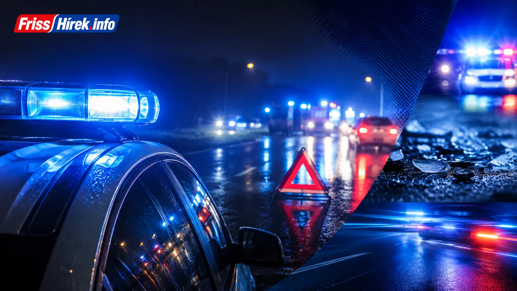 Felborult egy személyautó a 65-ös főúton Iregszemcse közelében
