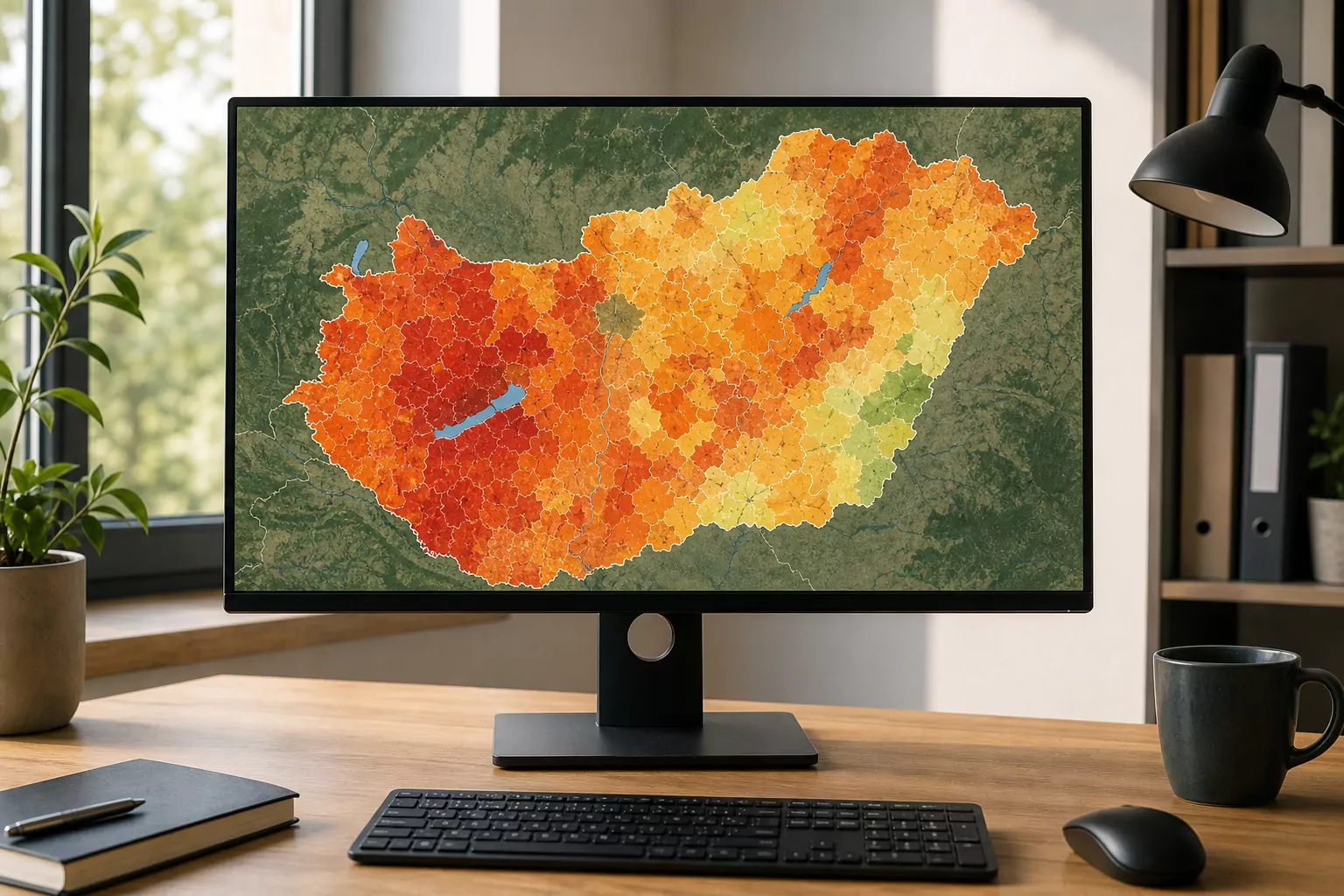 HD-felbontású lett a mezőgazdasági aszálytérkép