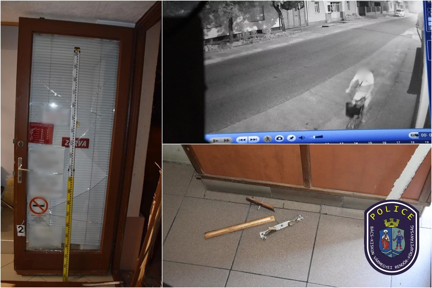 Több kiskunhalasi üzletbe törhetett be, őrizetbe vették a 26 éves férfit
