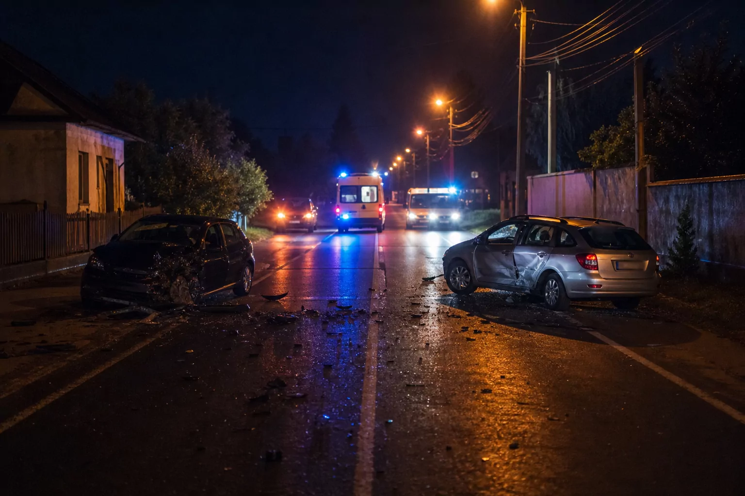 Közlekedési baleset történt Kálozon szerda késő este