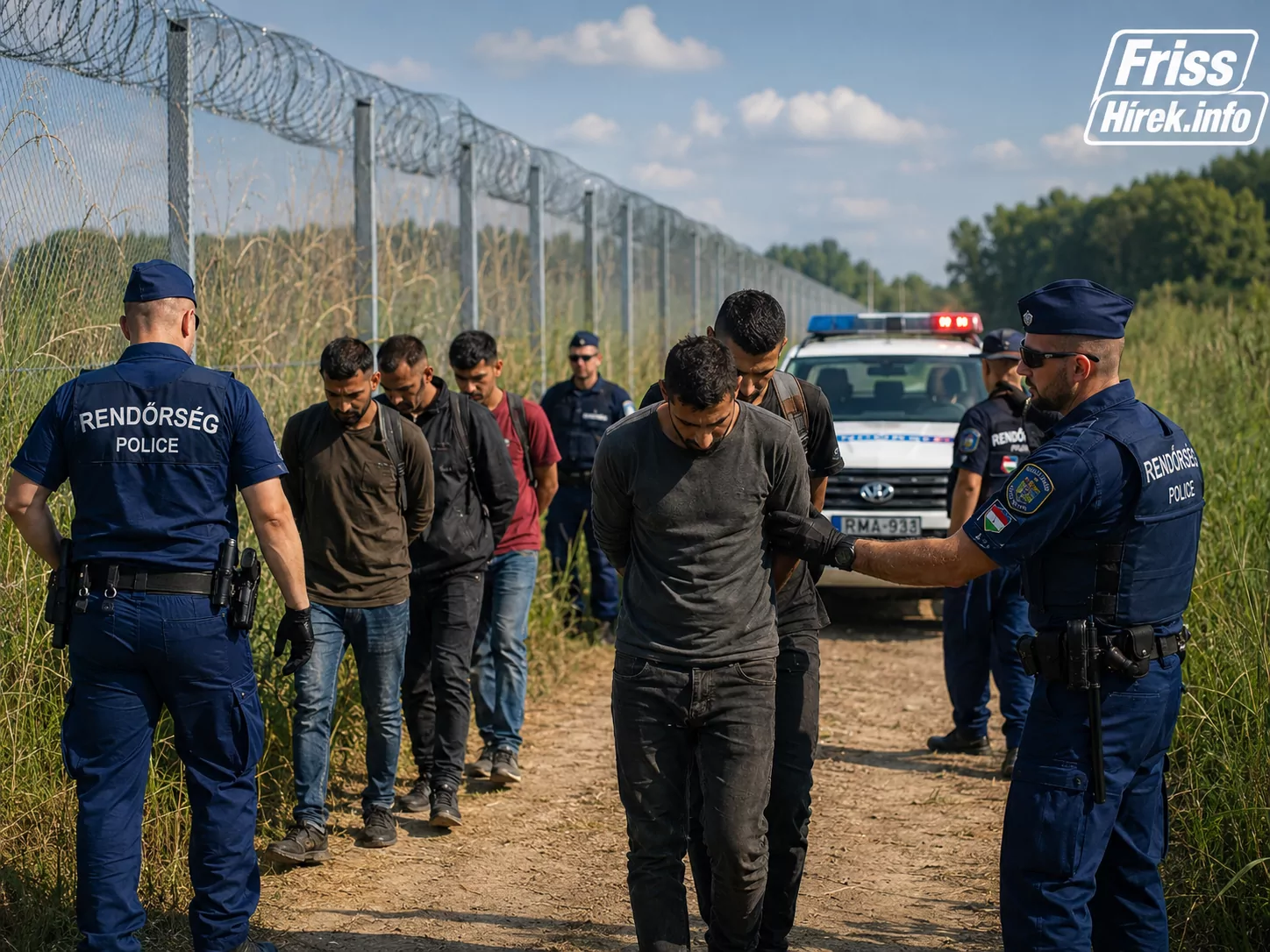 Hat határsértőt tartóztattak fel Szeged külterületén