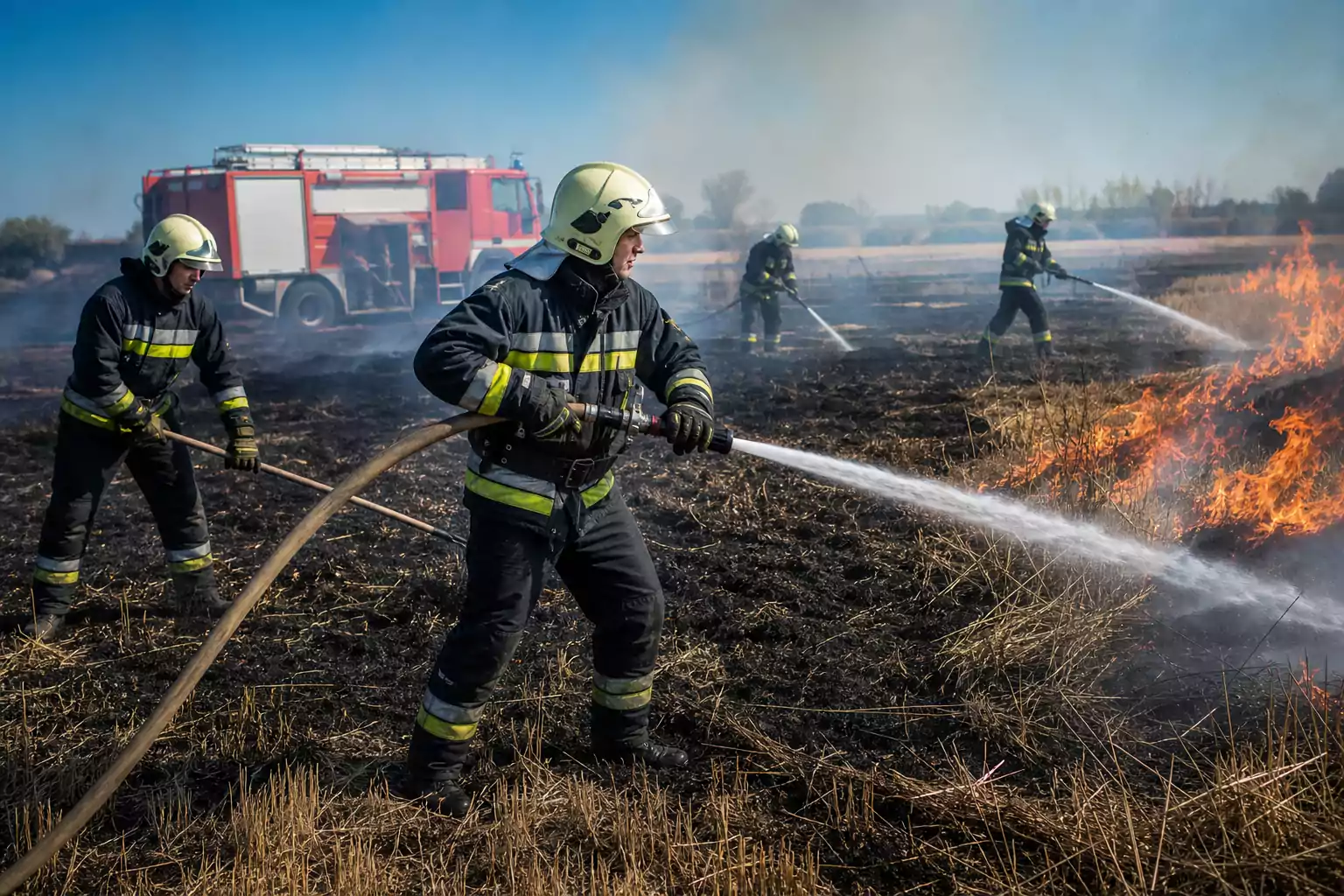 Tíz hektáron égett az erdő Csólyospálos és Kömpöc között