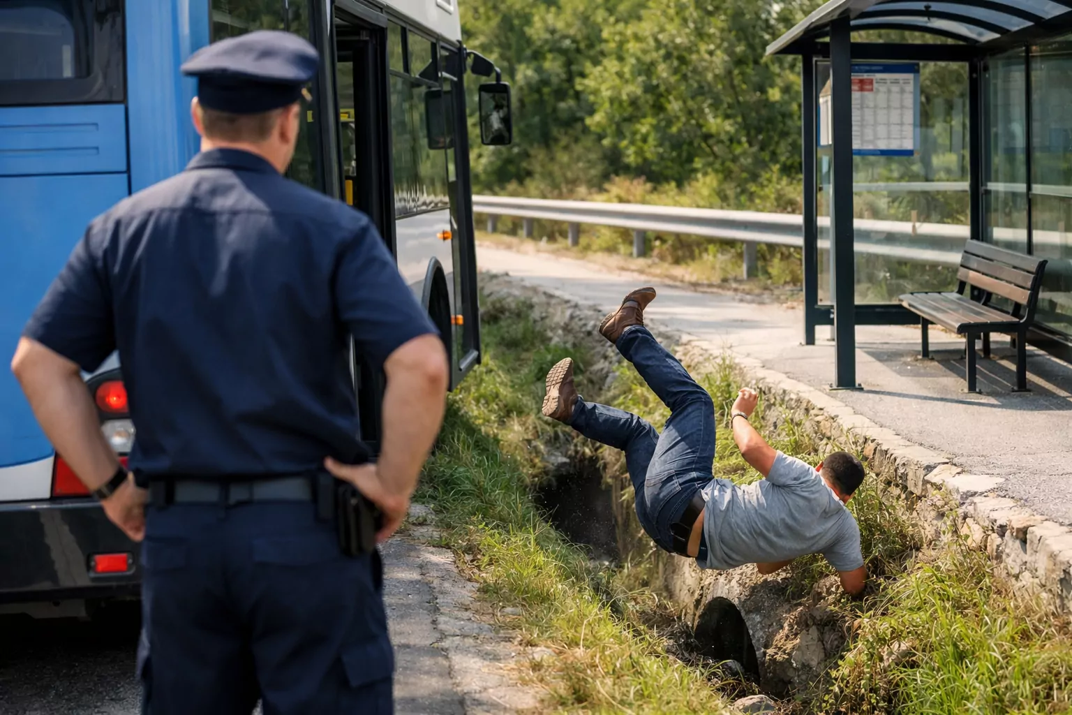 Vádat emeltek a sofőr ellen, aki az árokba lökte utasát