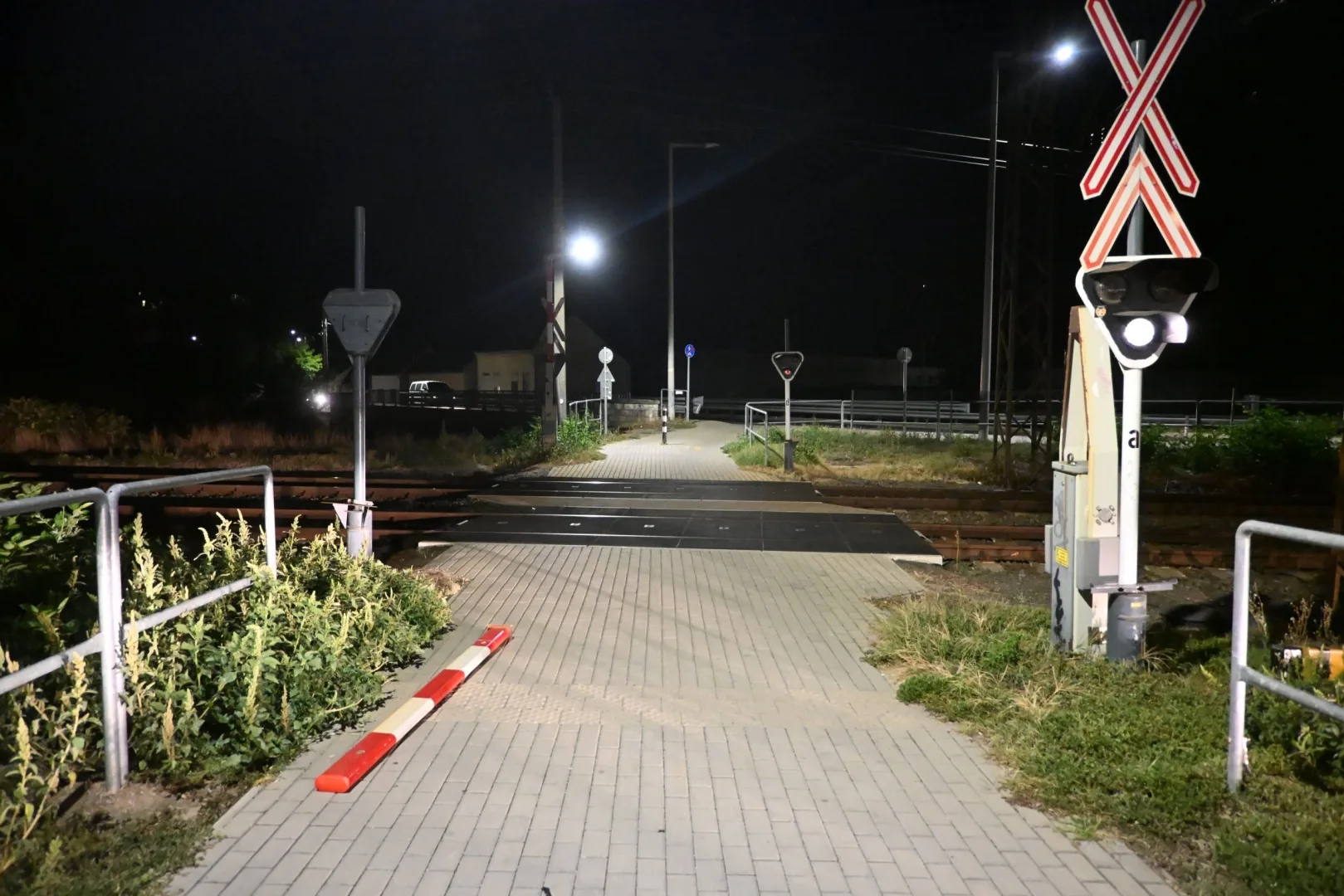 Elektromos roller ütközött a félsorompónak Kaposváron