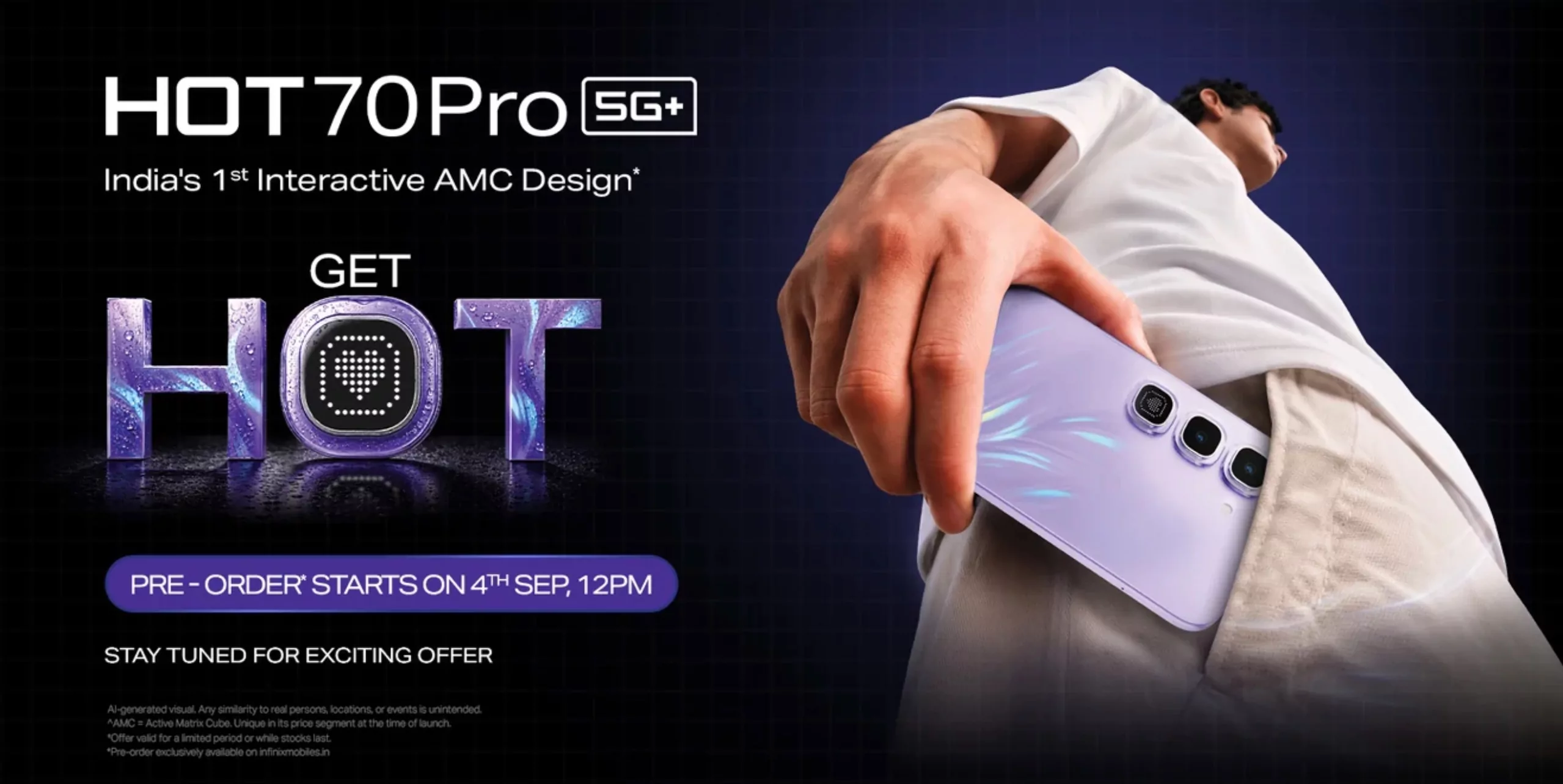 Infinix HOT 70 Pro: 144 Hz-es kijelzővel és 6000 mAh-s akkumulátorral érkezhet