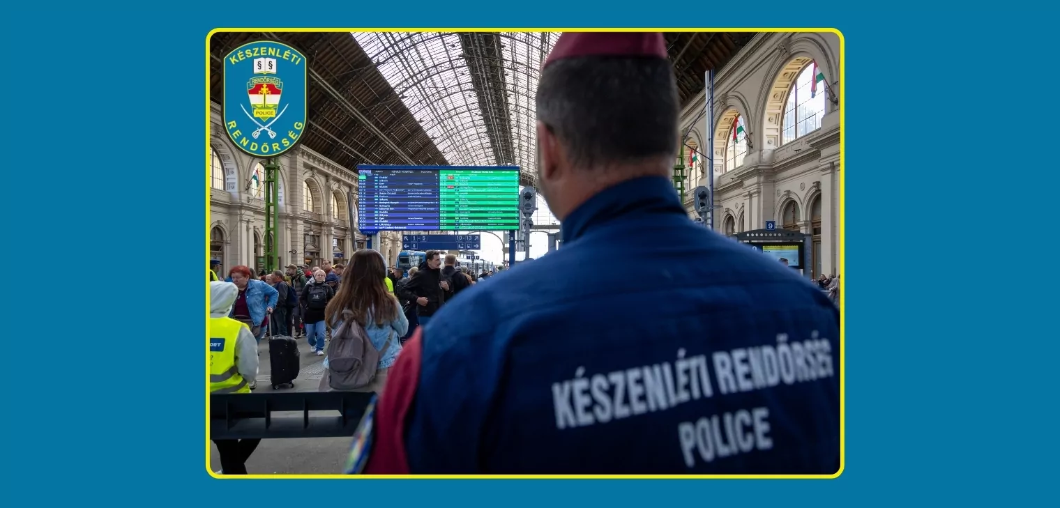 Utas köszönte meg a rendőrök higgadt intézkedését a vonaton
