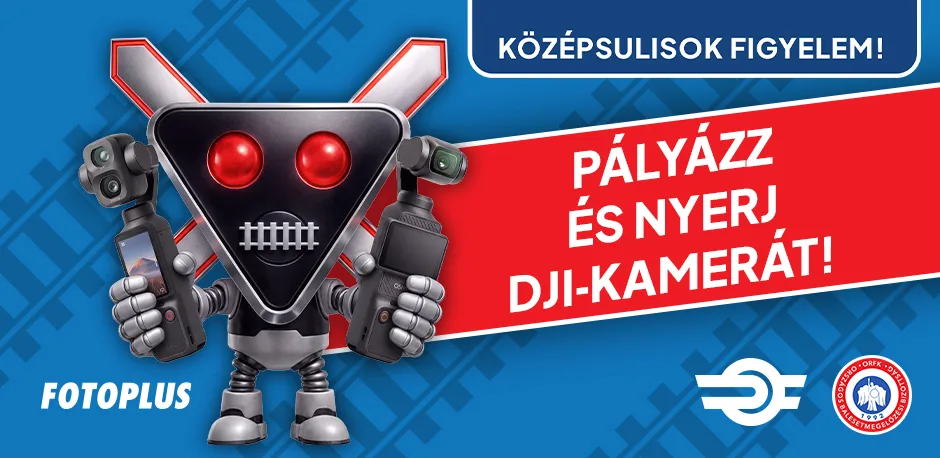 Videópályázatot hirdet középiskolásoknak a MÁV a vasúti átjárók veszélyeiről