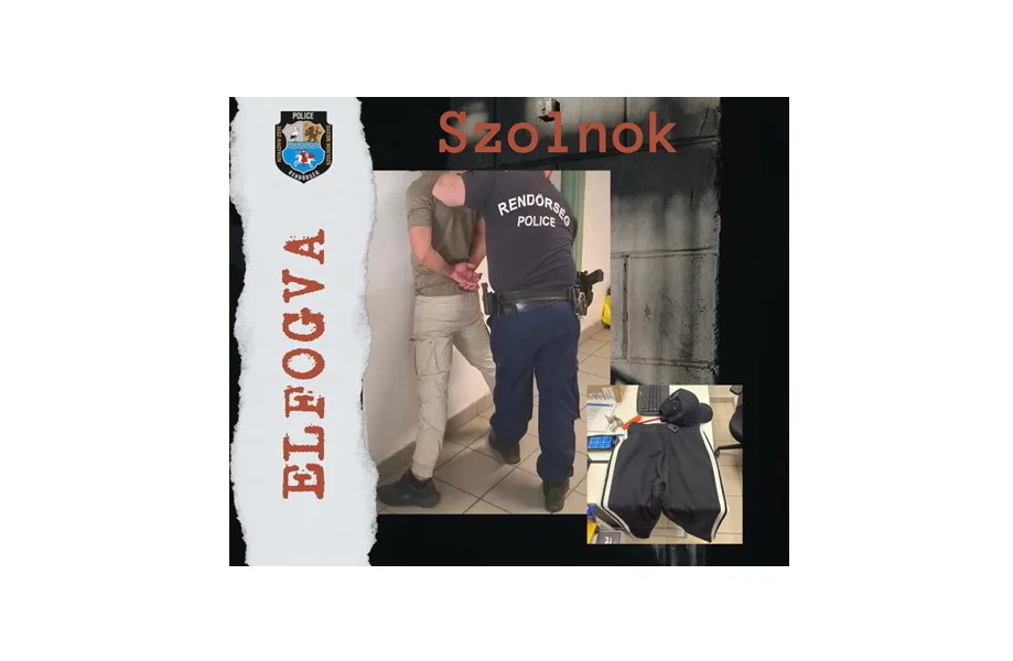 Szolnokon két üzletből is lopott, tíz percen belül elfogták a férfit